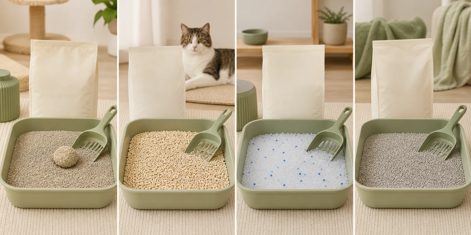 Cuántos areneros para dos gatos
