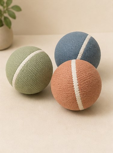 Pelotas blandas de diferentes tamaños para perro