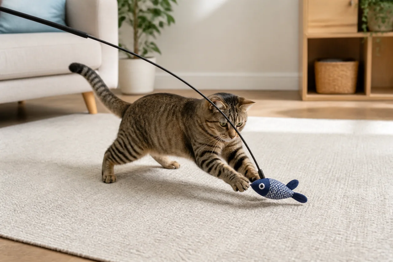 Cuánto jugar con un gato de interior cada día