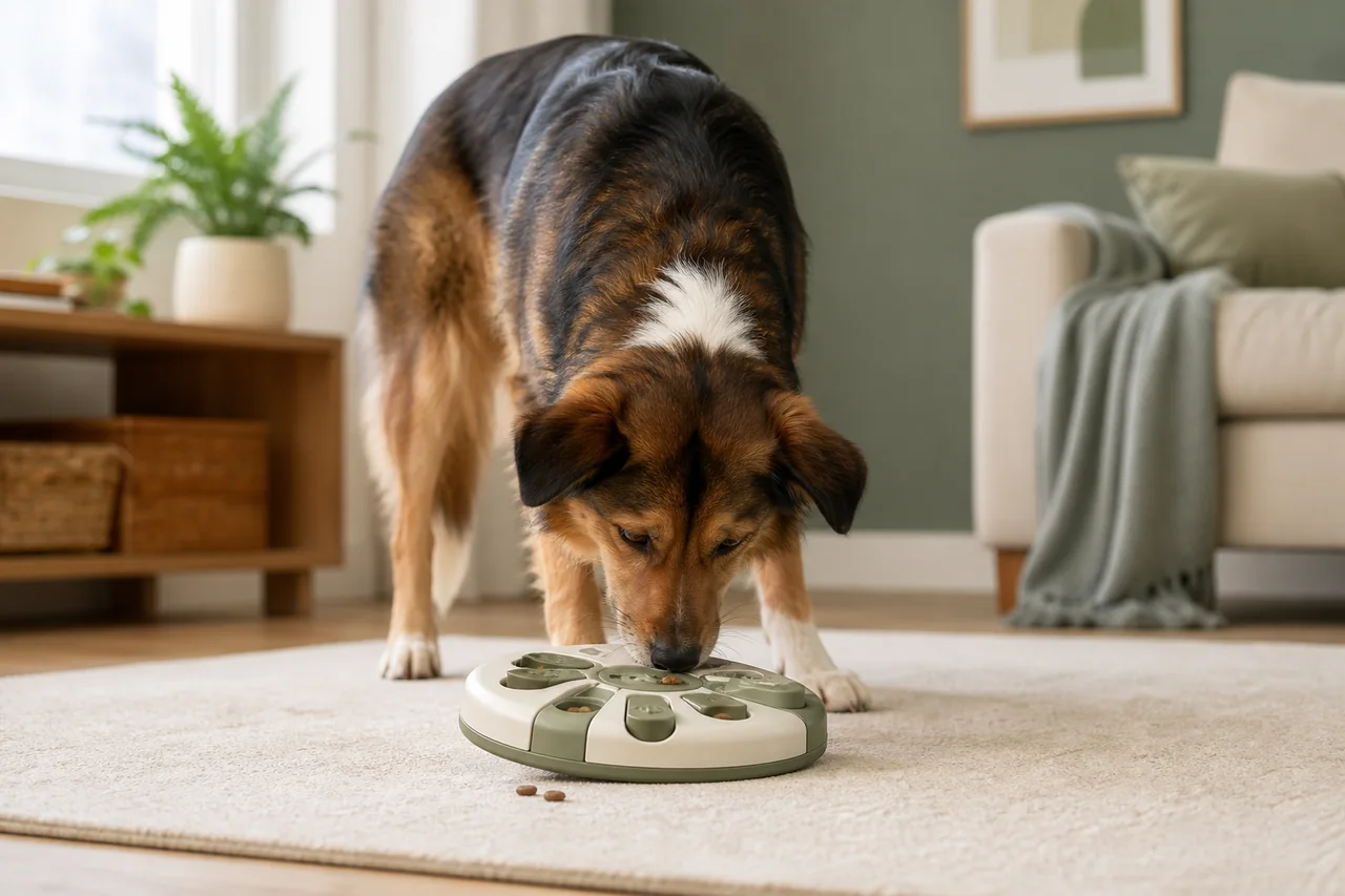 Juguete dispensador de comida para perro